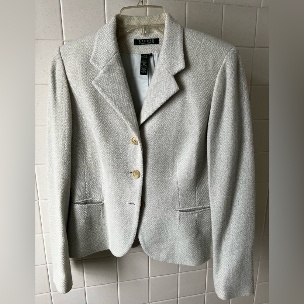 Ralph Lauren Women's Light Gray Blazer